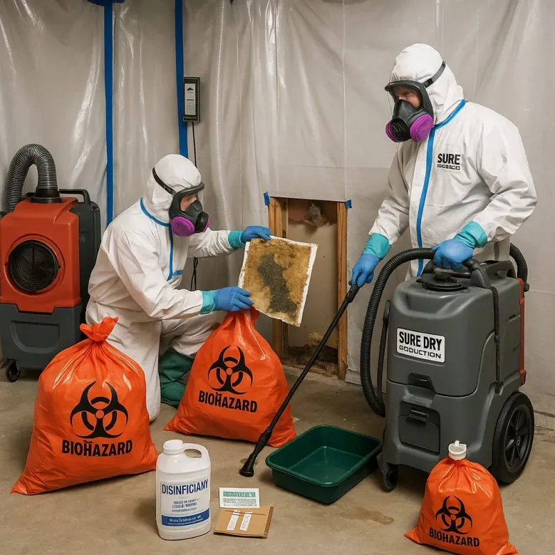Contaminated Water Handling Protocols process in North Tunica, MS