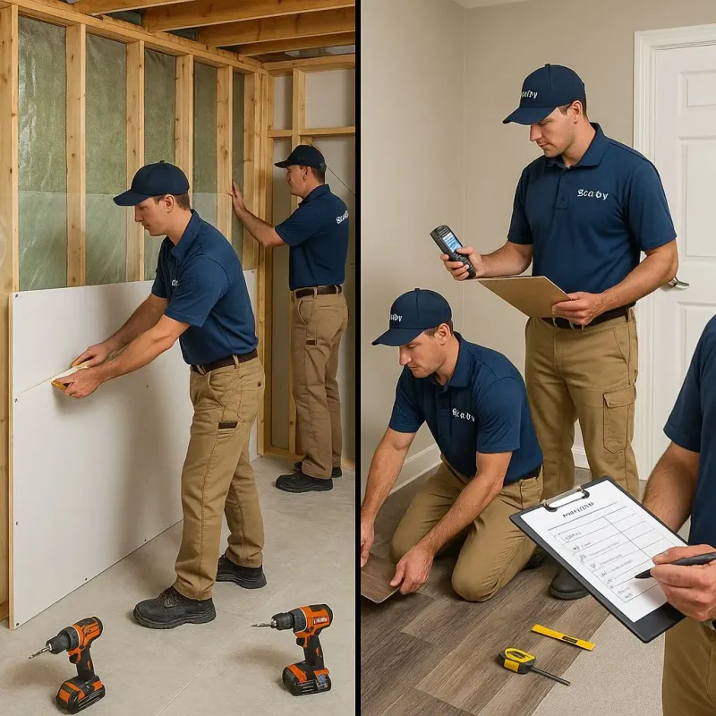 Repairs and Reconstruction process in North Tunica, MS